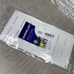 🏠 EUROPLAST 12x6 Metal Air Vent Cover – White – NEW
